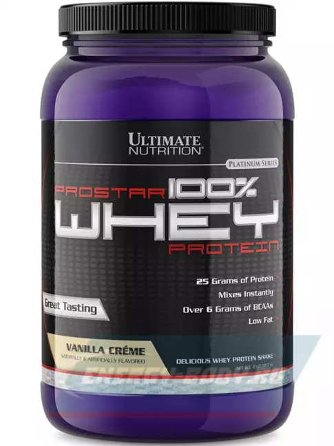  Ultimate Nutrition Prostar Whey 907 г, Ванильный крем