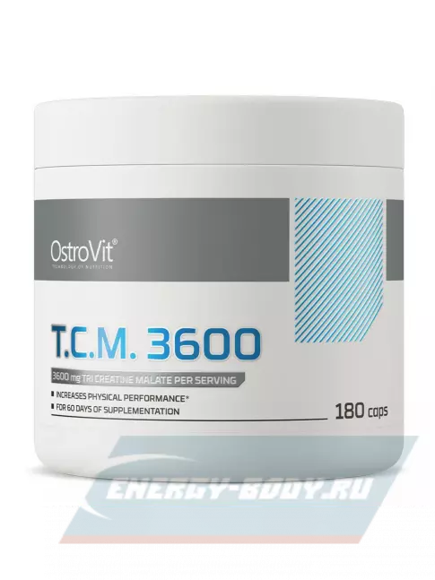  OstroVit T.C.M. Creatine Malate 3600 mg 180 капсул