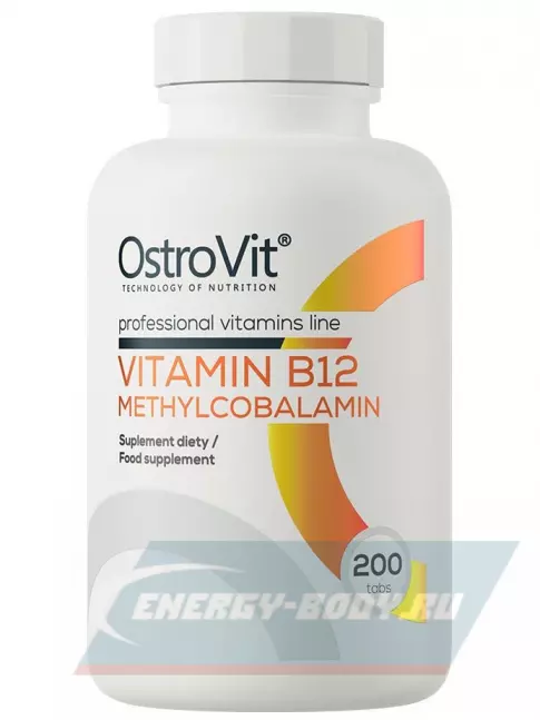  OstroVit Vitamin B12 Methylcobalamin 200 таблеток