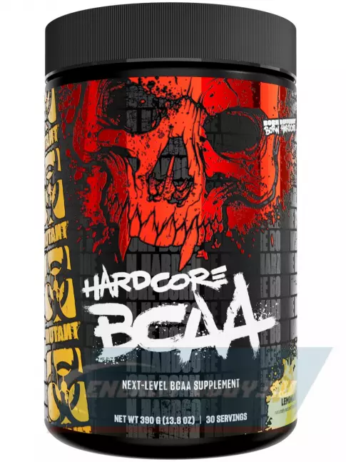 ВСАА Mutant HARDCORE BCAA 390 г, Лимонад