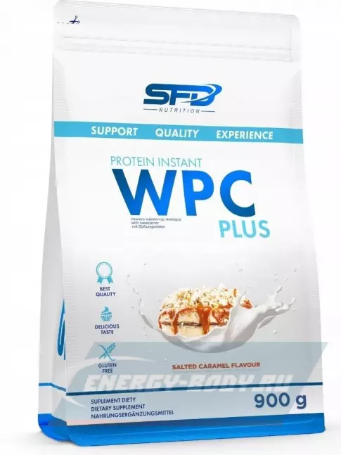  SFD WPC Plus 900 г, Соленая карамель