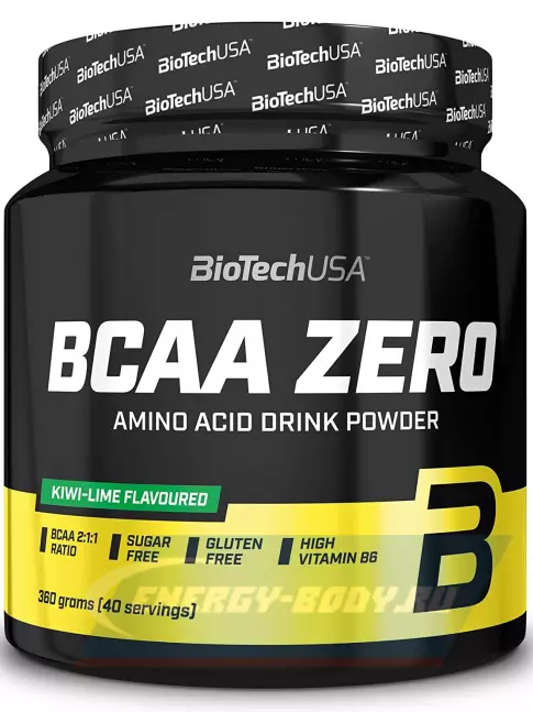 ВСАА BiotechUSA BCAA Zero 2:1:1 360 г, Киви-Лайм ВСАА BiotechUSA BCAA Zero 2:1:1 360 г, Киви-Лайм
