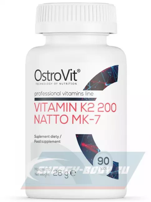  OstroVit Vitamin K2 200 Natto MK-7 90 таблеток