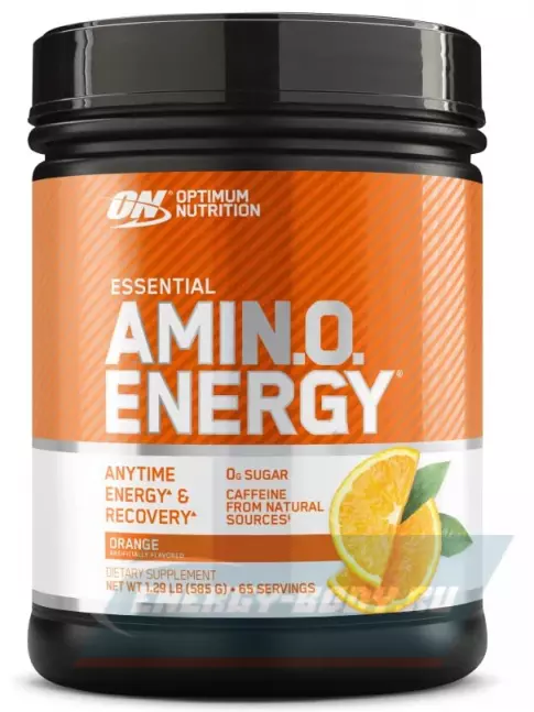 Аминокислотны Optimum Nutrition Essential Amino Energy 585 г + шейкер, Освежающий апельсин