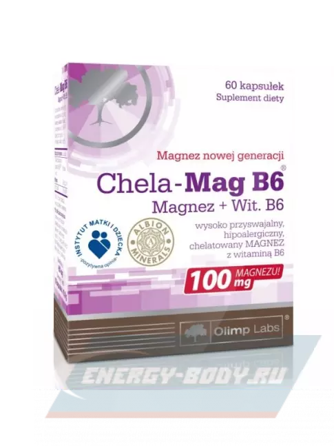  OLIMP Chela-Mag B6 100 мг 60 капсул