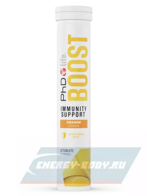  PhD Nutrition LIFE BOOST 20 таблеток, Апельсин