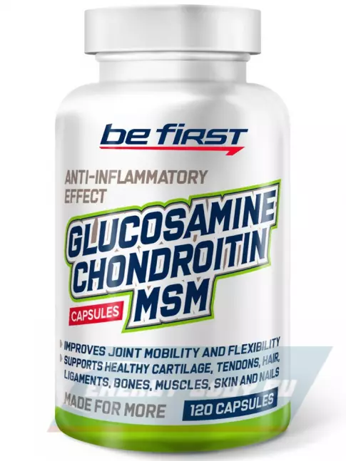 Суставы, связки Be First Glucosamine Chondroitin MSM Capsules 120 капсул