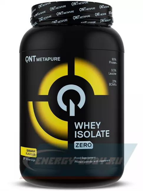  QNT METAPURE ZERO CARB 908 г, Банан