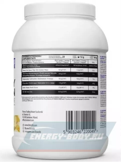  OstroVit Whey Protein 700 г, Банановый торт