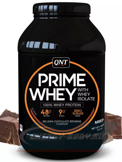  QNT PRIME WHEY 908 г, Бельгийский шоколад брауни