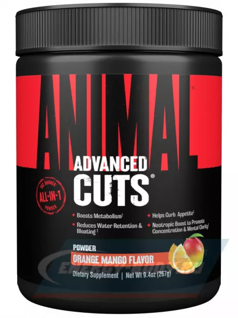  UNIVERSAL NUTRITION Animal Cuts Powder 267 г, Апельсин - манго