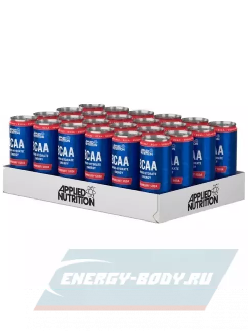 ВСАА APPLIED NUTRITION BCAA - Functional Drink CANS 24 x 330 мл, Клубничная Содовая