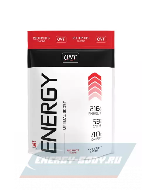  QNT FULL ENERGY POWDER 900 г, Красные ягоды