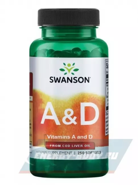  Swanson Vitamin A & D 5000/400 250 капсул