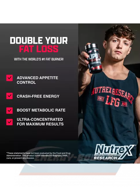  NUTREX Lipo-6 Black Ultra Concentrate (+Yohimbine) 60 капсул