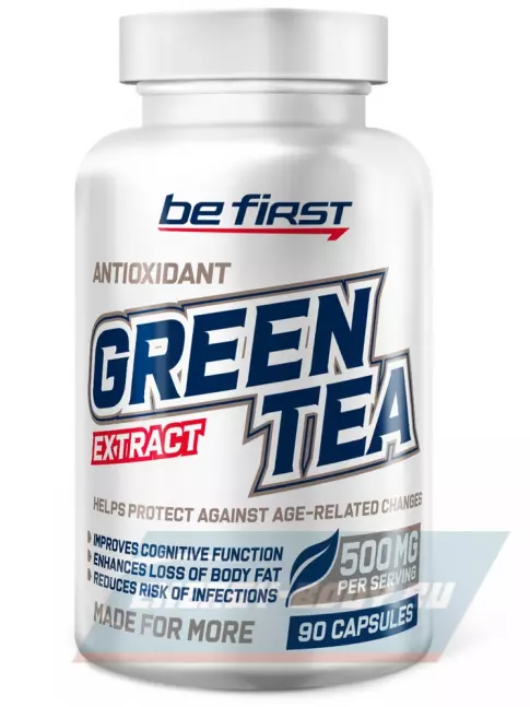 Be First Green Tea Extract (экстракт зеленого чая) 90 капсул Be First Green Tea Extract (экстракт зеленого чая) 90 капсул