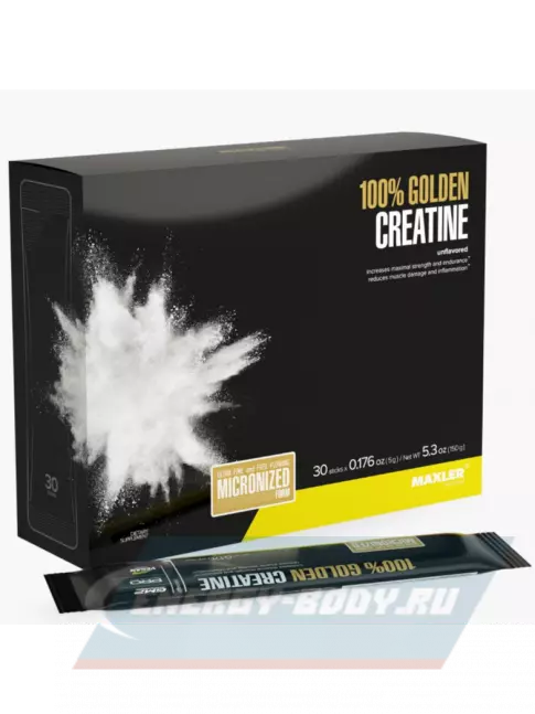  MAXLER 100% Golden Micronized Creatine 30 х 5 г, Натуральный