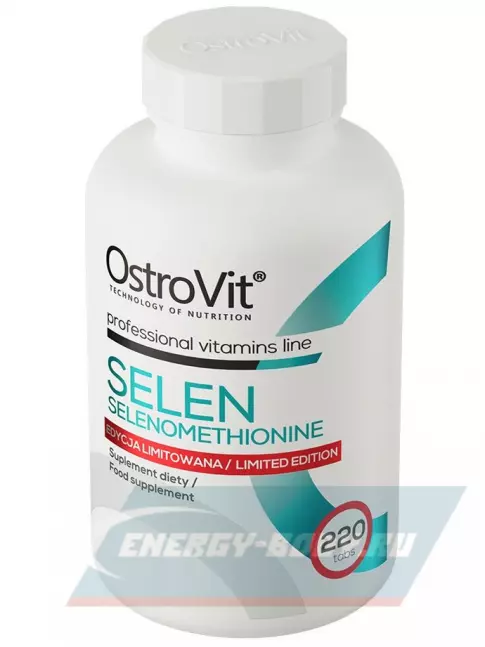 Минералы OstroVit Selen Selenomethionine 220 таблеток
