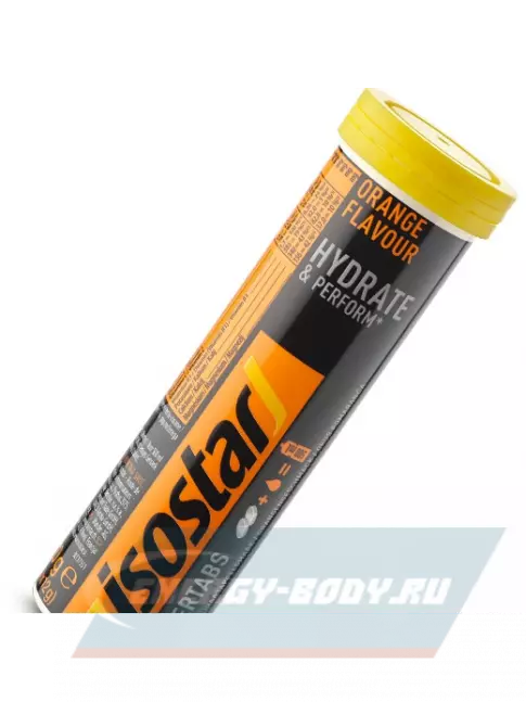  ISOSTAR Изотонический напиток Powertabs 1 банка x 5 порций, Апельсин