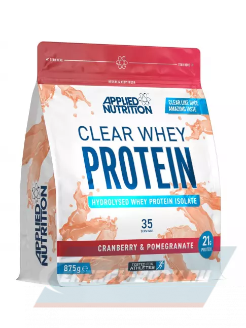 APPLIED NUTRITION Clear Whey Protein 875 г, Клюква и Гранат APPLIED NUTRITION Clear Whey Protein 875 г, Клюква и Гранат