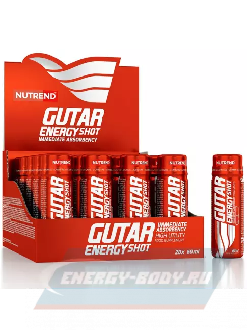 Предтерник NUTREND GUTAR ENERGY SHOT 20 x 60 мл