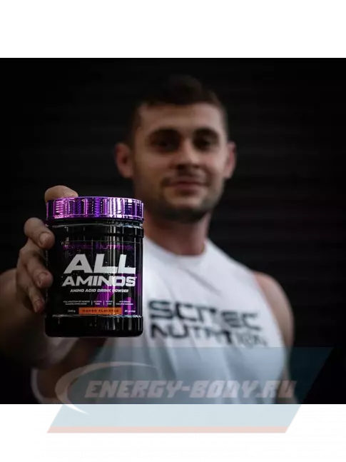 Аминокислотны Scitec Nutrition All Aminos 340 г, Манго Аминокислотны Scitec Nutrition All Aminos 340 г, Манго