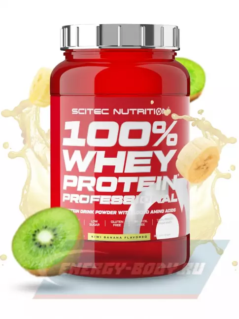  Scitec Nutrition 100% Whey Protein Professional 920 г, Киви-банан