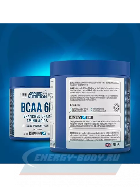 ВСАА APPLIED NUTRITION BCAA 6K (6000mg) 240 таблеток ВСАА APPLIED NUTRITION BCAA 6K (6000mg) 240 таблеток