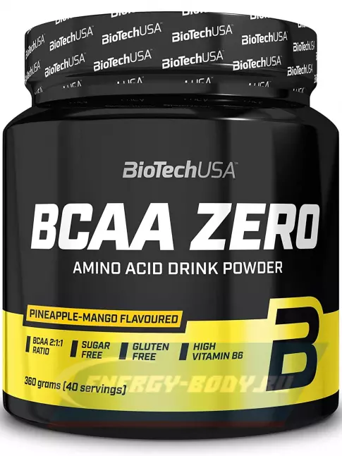 ВСАА BioTechUSA BCAA Zero 2:1:1 360 г, Ананас-манго