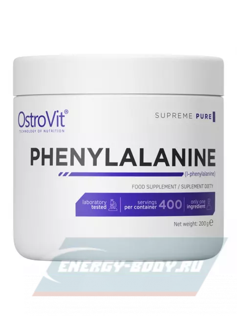 Аминокислотны OstroVit Phenylalanine supreme PURE 200 г, Натуральный