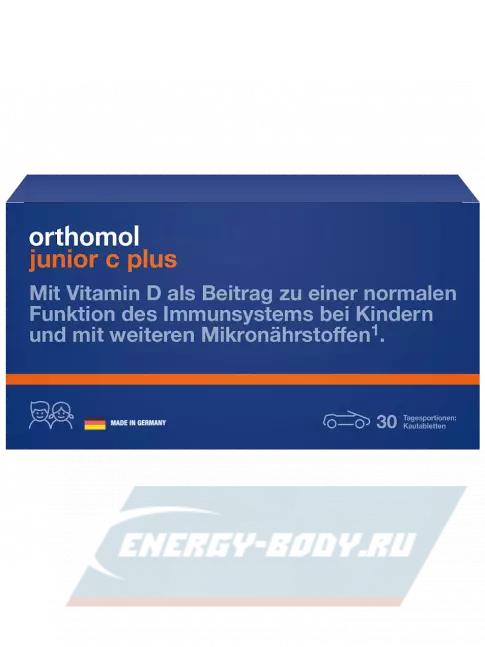  Orthomol Junior C plus курс 30 дней, Лесные ягоды