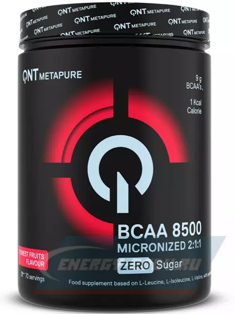 ВСАА QNT BCAA 8500 Powder 2:1:1 350 г, Лесные ягоды