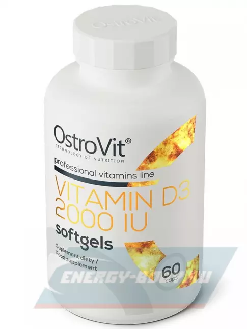  OstroVit Vitamin D3 2000 IU 60 гелевые капсулы