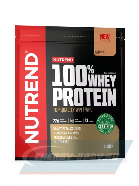  NUTREND 100% Whey Protein 1000 г, Ледяной кофе