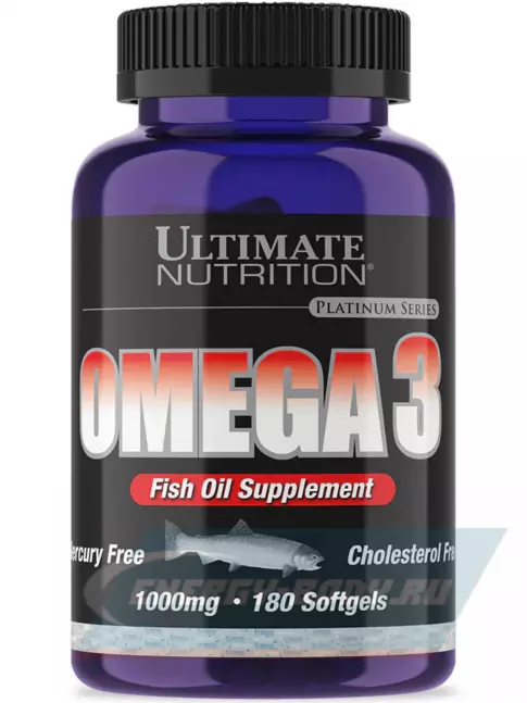 Omega 3 Ultimate Nutrition Omega 3 180 капсул