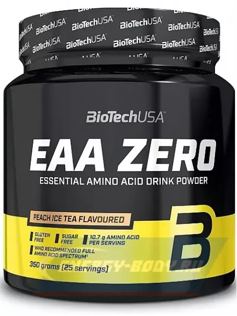 Аминокислотны BioTechUSA EAA Zero 350 г, Персиковый холодный чай