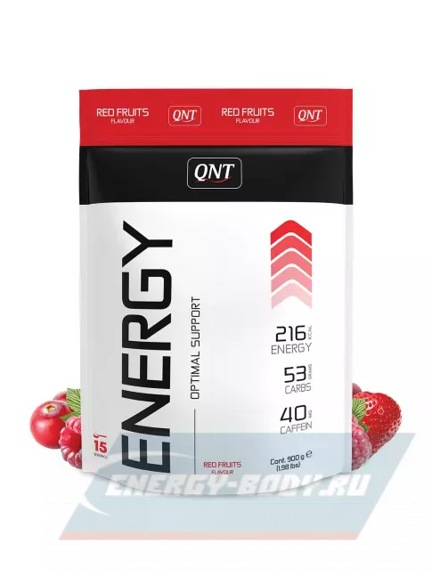  QNT FULL ENERGY POWDER 900 г, Красные ягоды