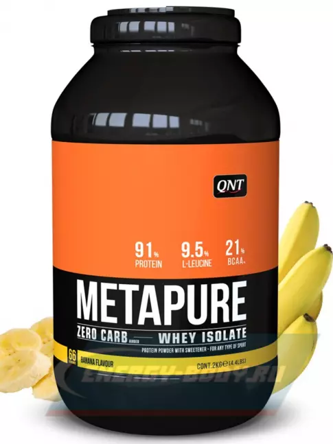 QNT METAPURE ZERO CARB 2000 г, Банан