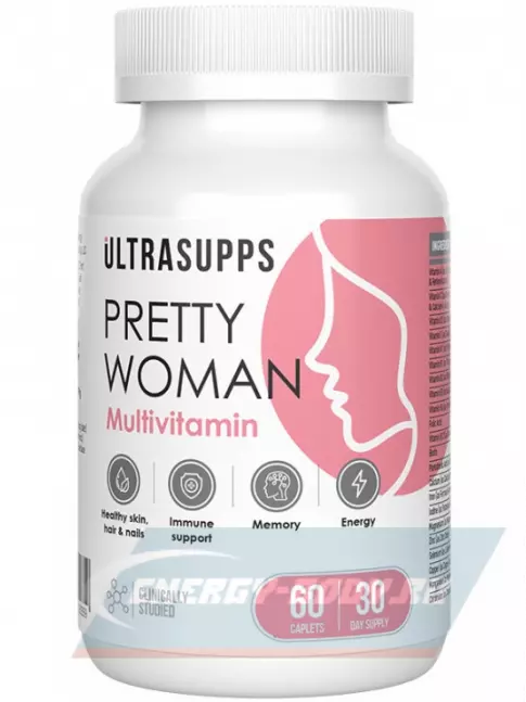  UltraSupps Pretty Women Multivitamin 60 каплет