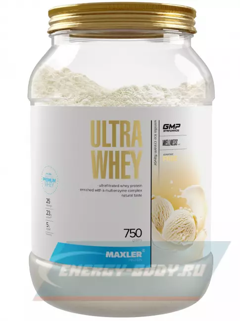  MAXLER Ultra Whey 750 г, Ванильное мороженое