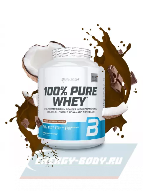 BioTechUSA 100% Pure Whey 2270 г, Шоколад-кокос