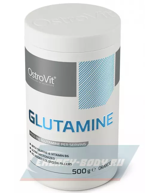 Глютамин OstroVit Glutamine 500 г, Апельсин