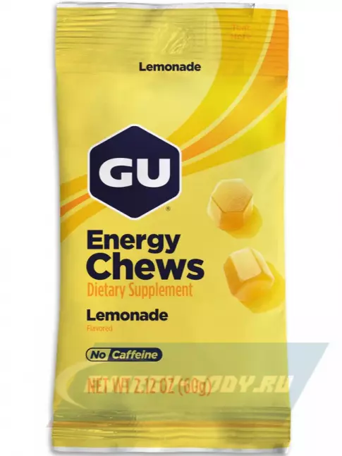Восстановление GU ENERGY Мармеладки GU Energy Chews 2 x 60 г, Лимонад