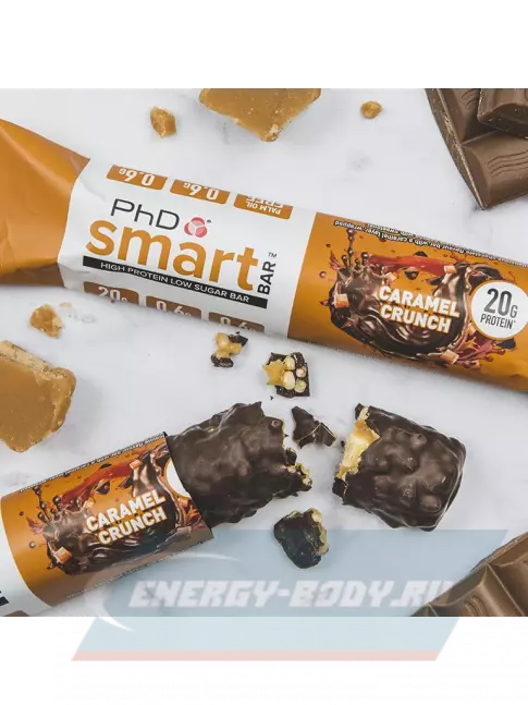 Батончик протеиновый PhD Nutrition Smart Bar 3 x 64 г, Карамель