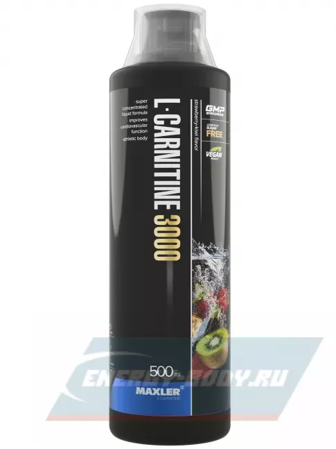 L-Карнитин MAXLER L-Carnitine 3000 500 мл, Клубника - Киви