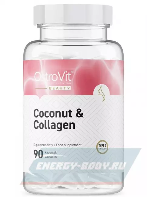 COLLAGEN OstroVit Collagen MCT Oil from coconut 90 капсул