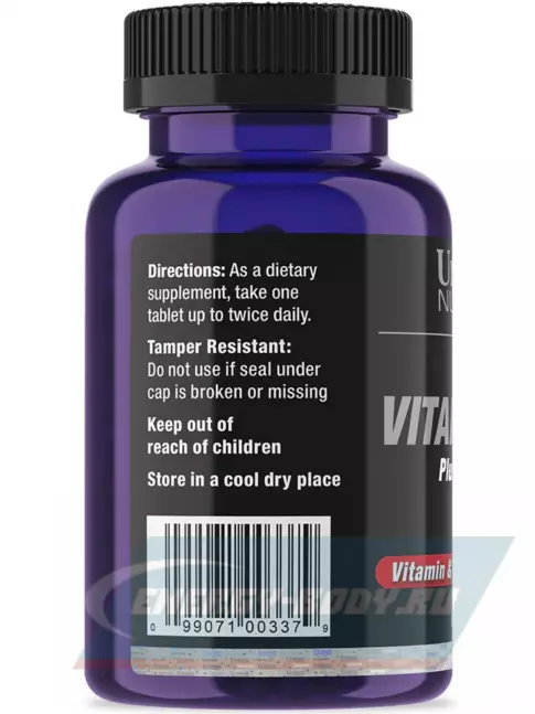  Ultimate Nutrition VITAMIN C PLUS CALCIUM 60 таблеток