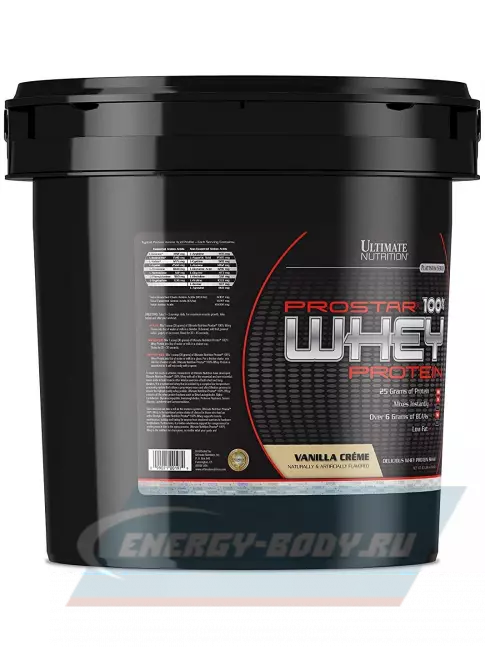  Ultimate Nutrition Prostar Whey 4540 г, Ванильный крем