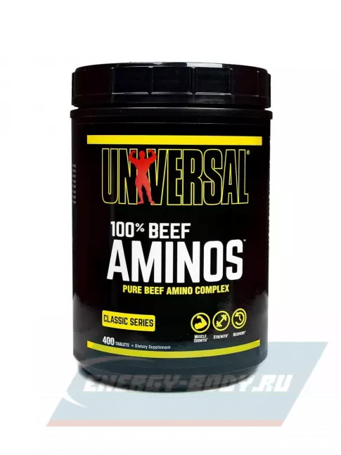 Аминокислотны UNIVERSAL NUTRITION 100% Beef Aminos 400 таблеток