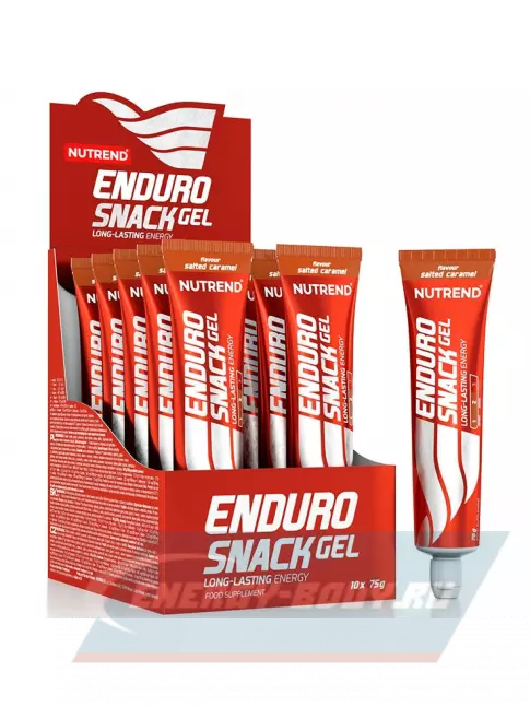 Энергетический гель NUTREND EnduroSnack туба 10 x 75 г, Соленая карамель